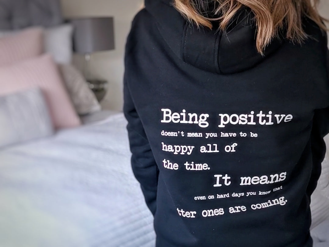 Being Positive Ladies Hoodie